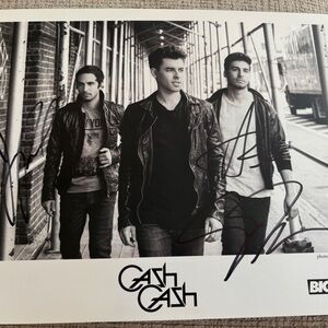 Cash Cash Signed Photo